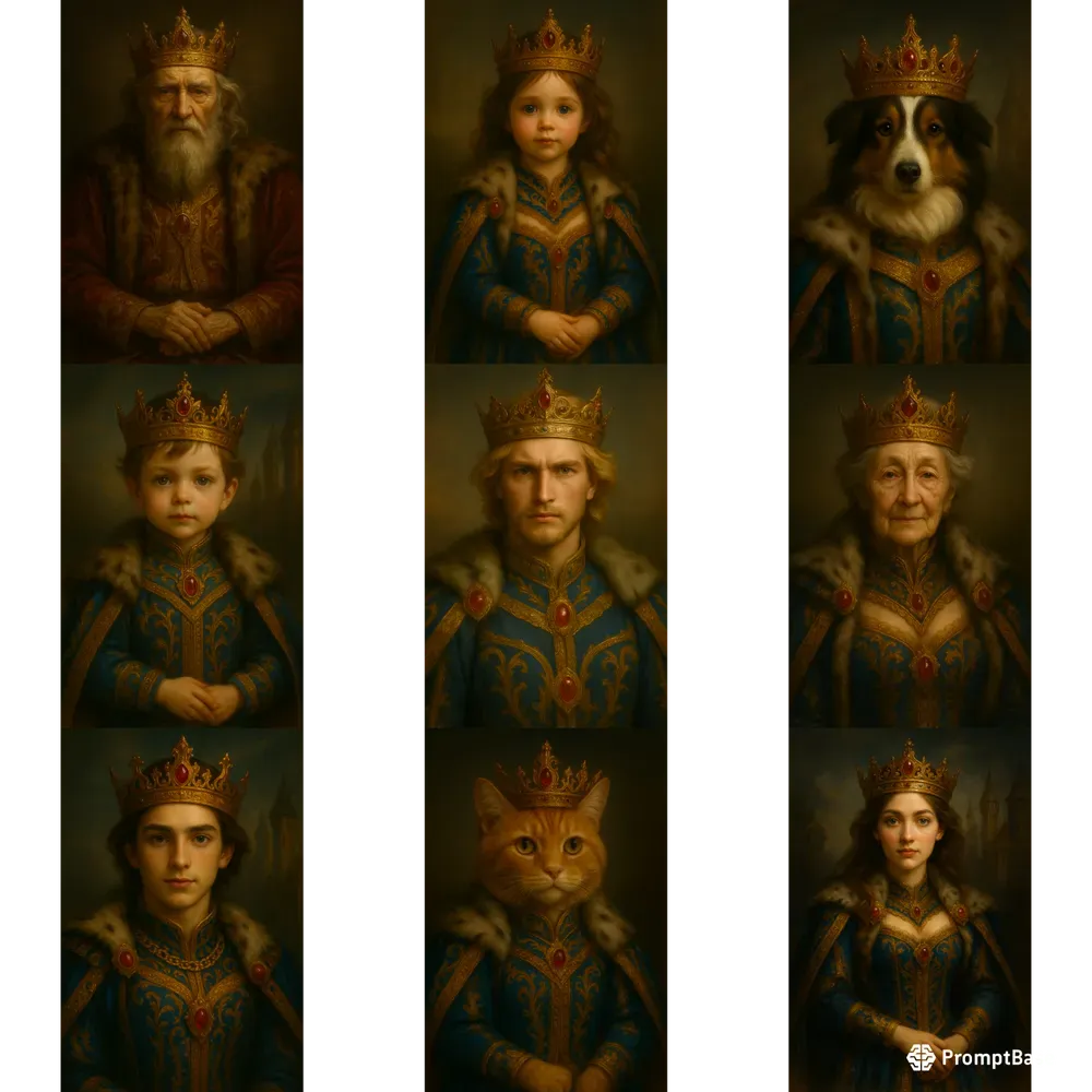 Fantasy Royal Portraits Ultrarealistic Stable Diffusion Prompt | PromptBase