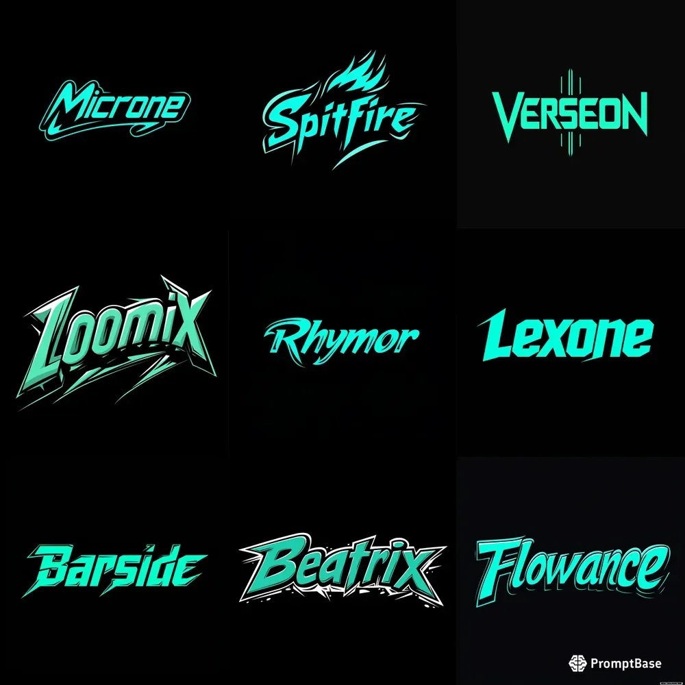 Mc Rapper Logo Hip Hop Mc Logos Midjourney Prompt | PromptBase