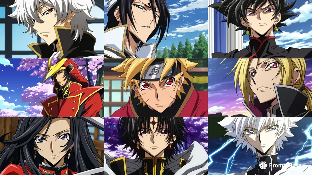 Code Geass Style Anime Frames Midjourney Prompt | PromptBase