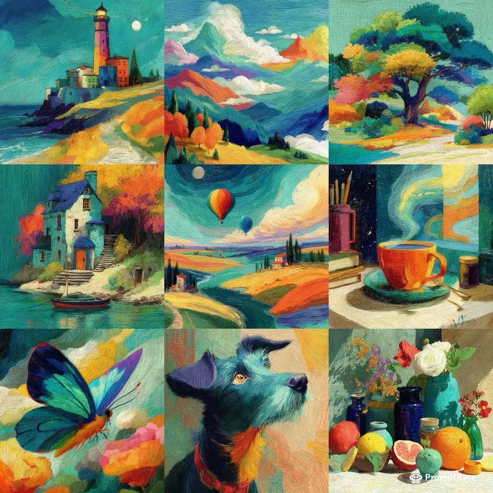 Impasto Storybook Textured Art Midjourney Prompt | PromptBase