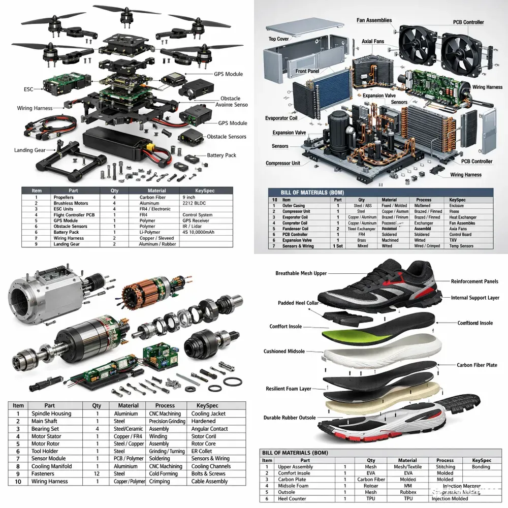 Exploded Engineering Models Engineering Exploded Device Renderers ChatGPT Image Prompt | PromptBase
