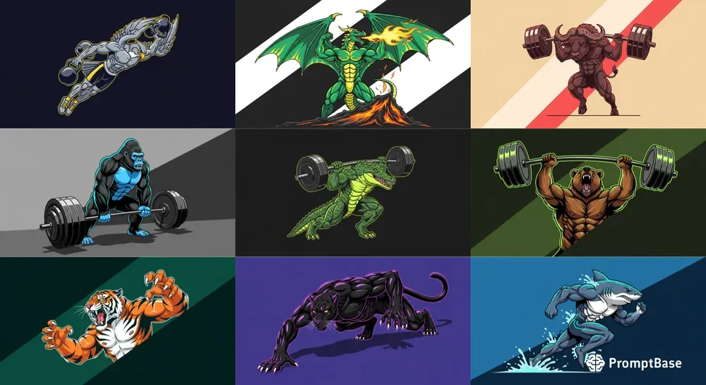 Dynamic Beast Dynamic Beast Vector Series Imagen Prompt | PromptBase