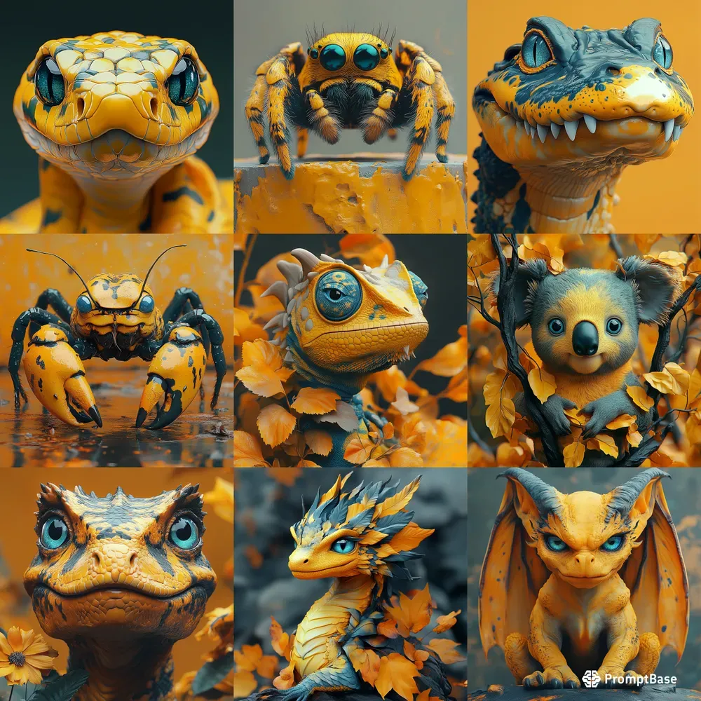 Highly Detailed Wildlife Portraits Midjourney Prompt | PromptBase