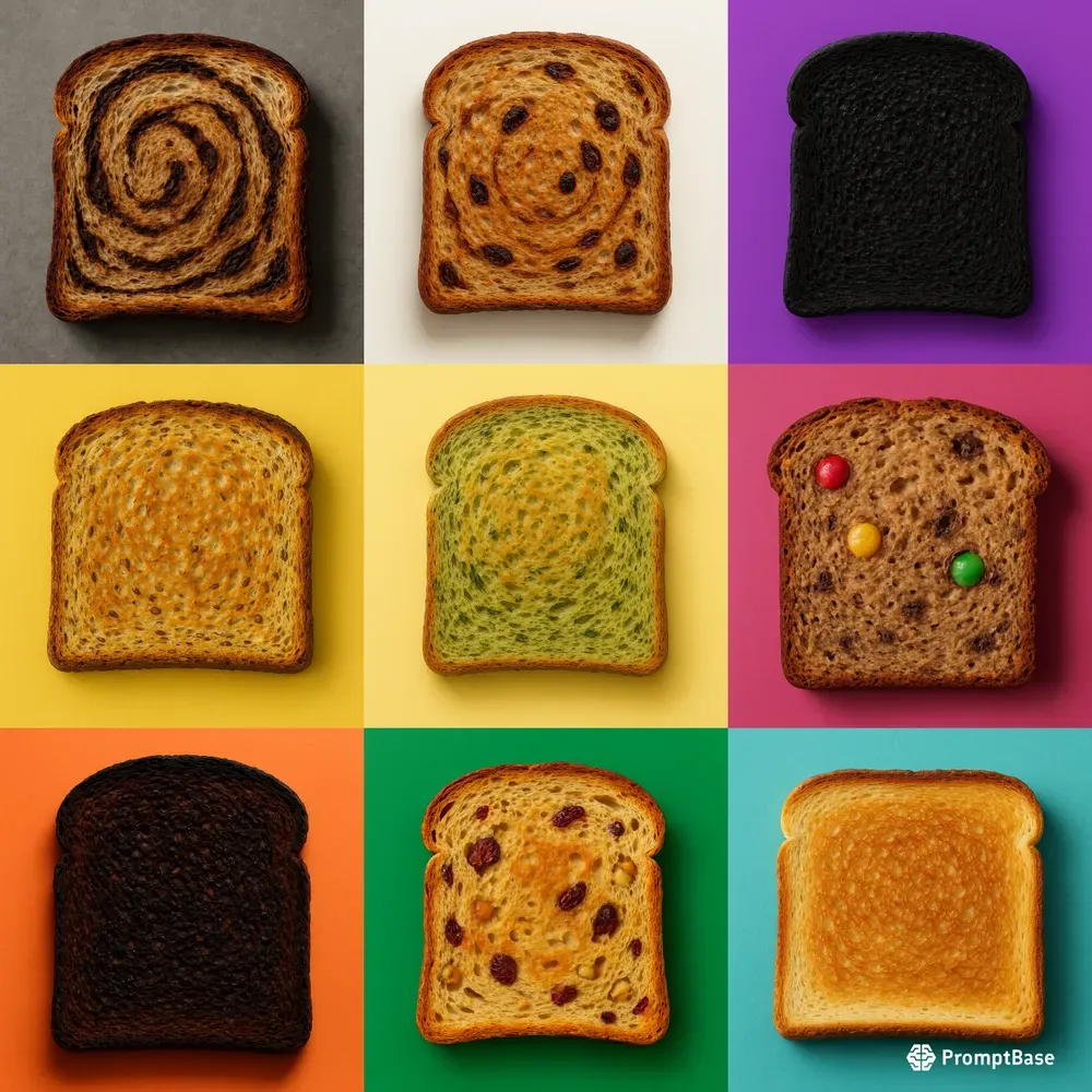 Photorealistic Toasted Bread Generators ChatGPT Image Prompt ...