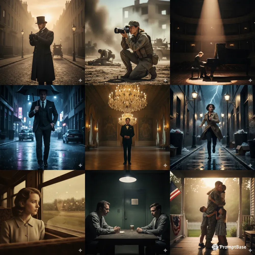 Frame Generator Prompt Cinematic Movie Frame Generators Gemini Image Prompt | PromptBase