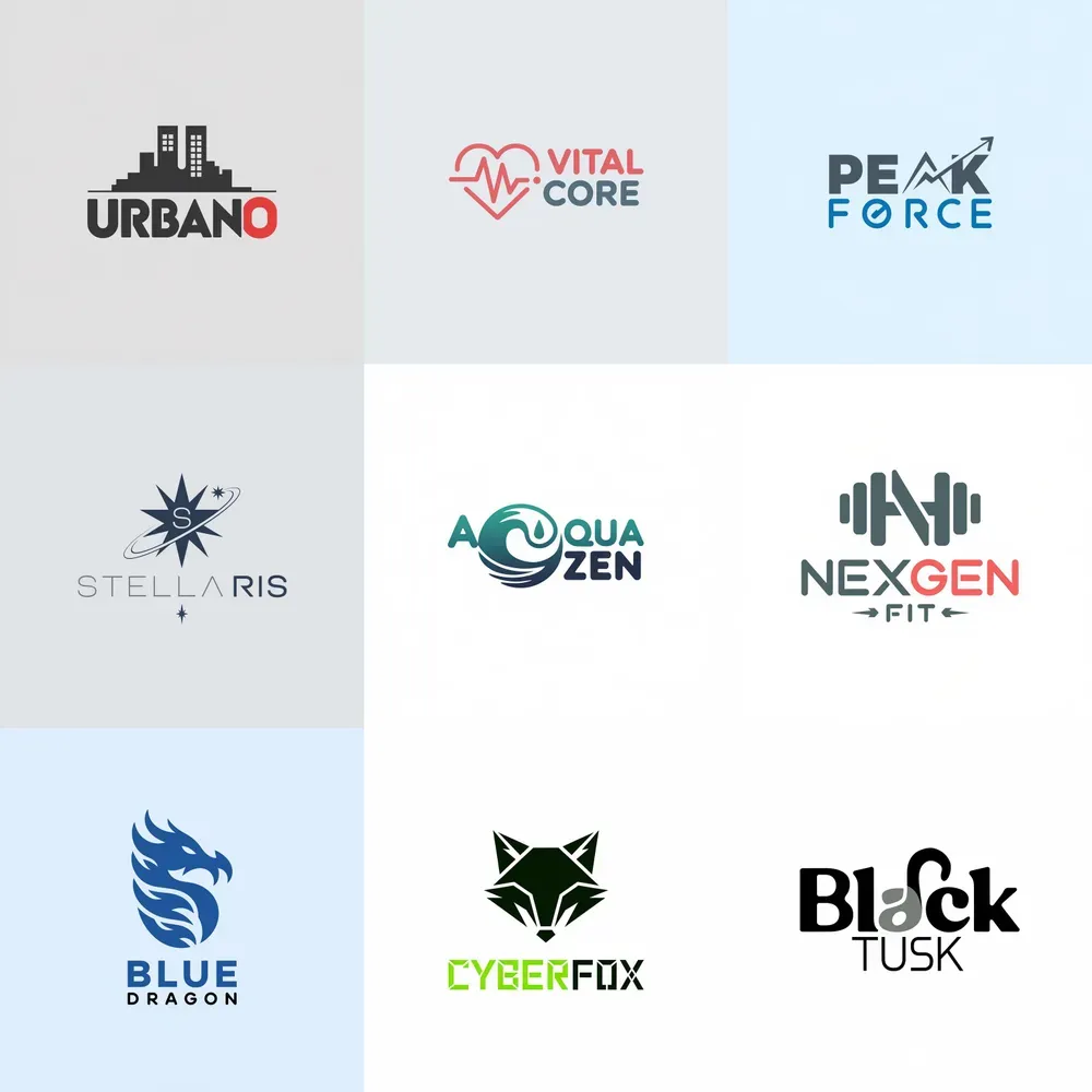 Flat Vector Brand Logos Ideogram Prompt | PromptBase