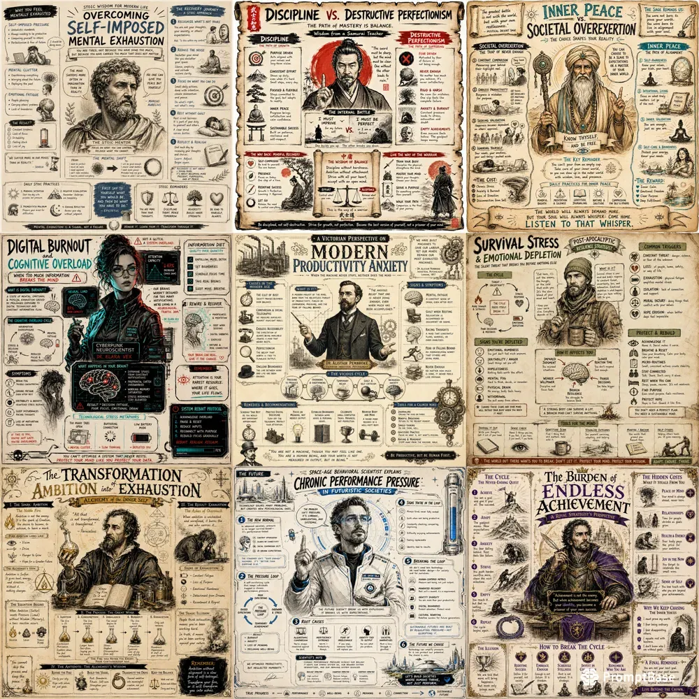 Vintage Philosophy Posters ChatGPT Image Prompt | PromptBase