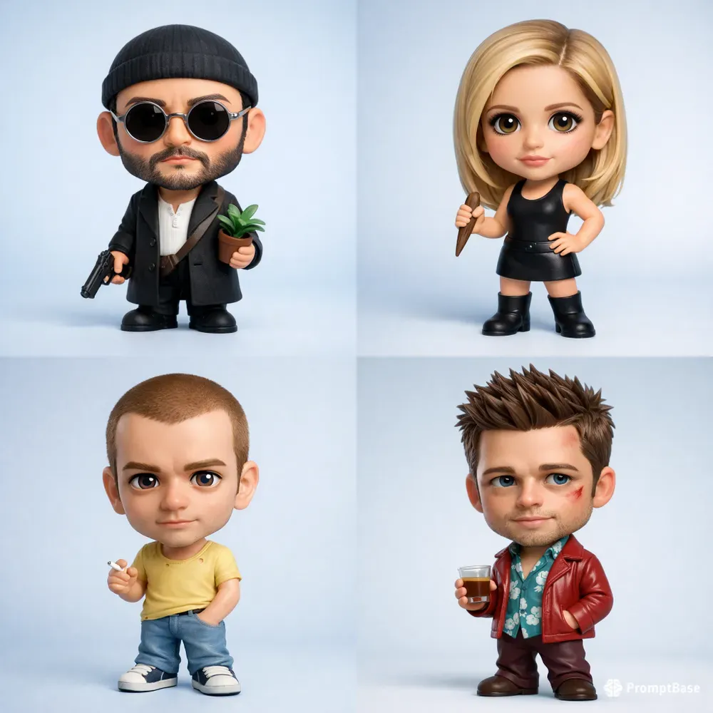 3D Collectible Characters ChatGPT Image Prompt | PromptBase