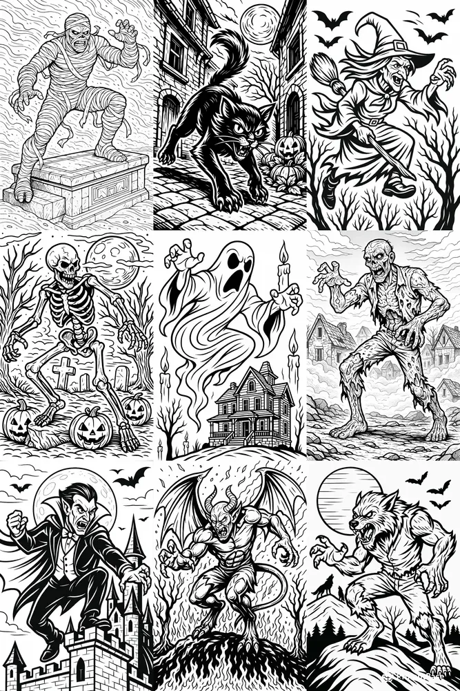 Pooky Comic Art Coloring Adventures ChatGPT Image Prompt | PromptBase