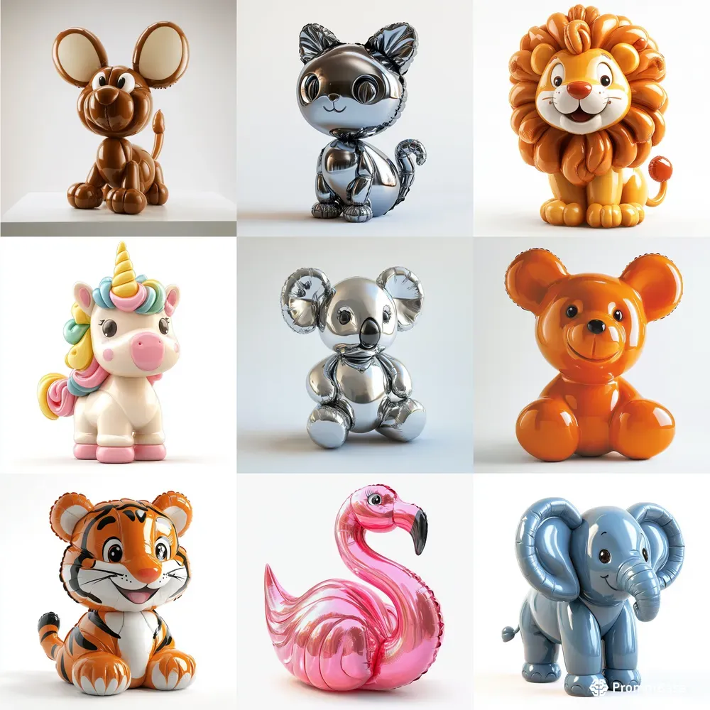 Promptbase Inflatable Inflatable Balloon Animal Sculptures Midjourney Prompt | PromptBase