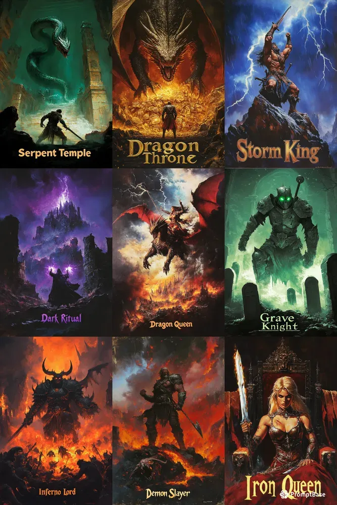 Frank Frazetta Fantasy Book Covers Midjourney Prompt | PromptBase