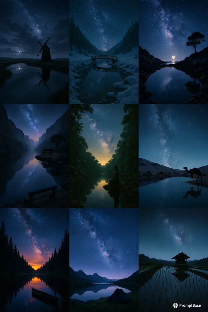 Cinematic Landscape Blueprints ChatGPT Image Prompt | PromptBase