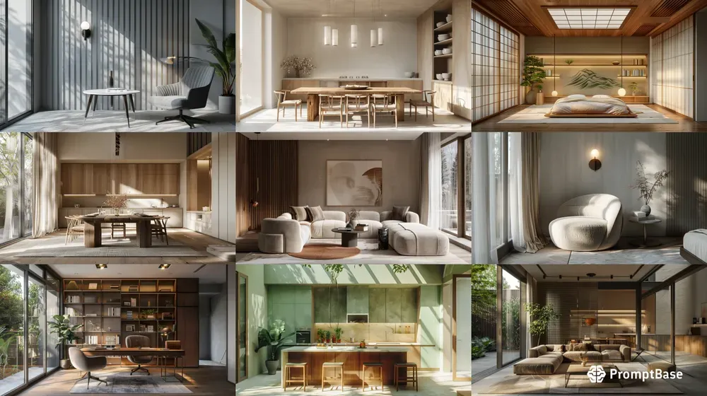 Photorealistic Interior Design Generators Midjourney Prompt | PromptBase