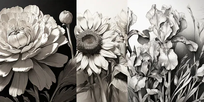 Raw Flowers generated by undefined