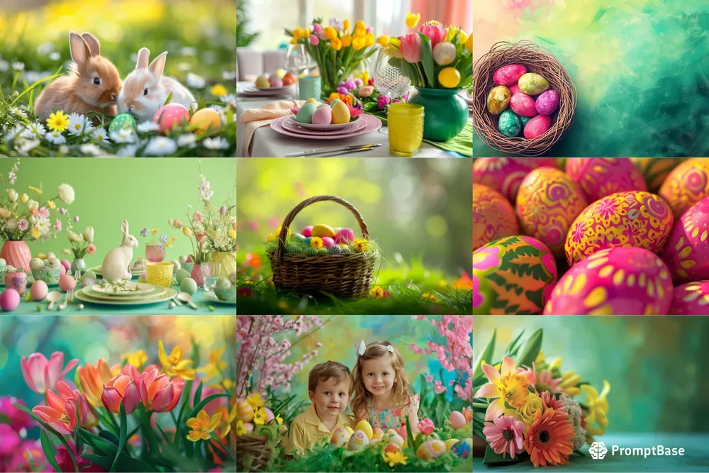 Easter Joys In Modern Art Colors
