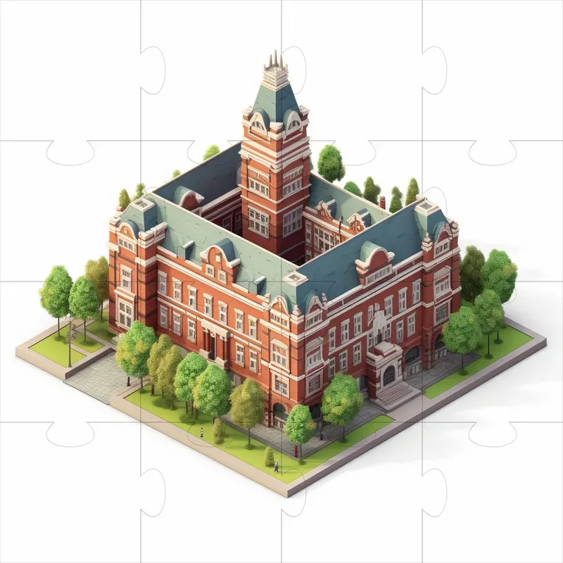 Isometric Game Buildings