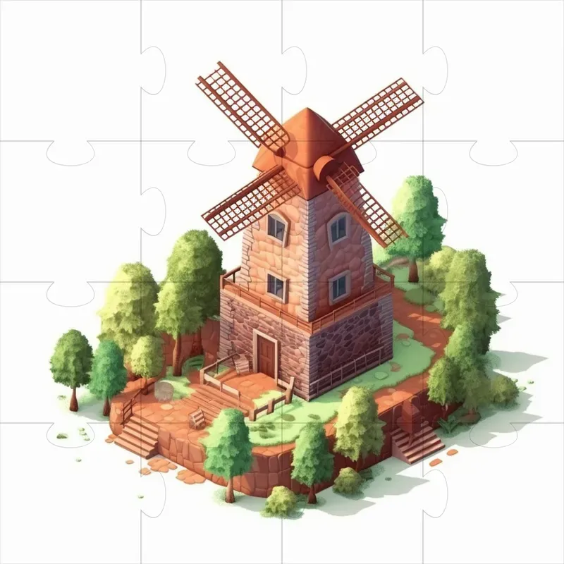 Isometric Game Buildings
