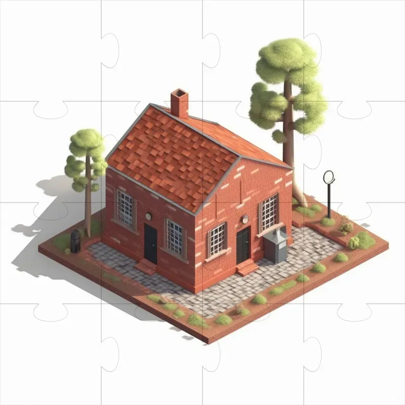 Isometric Game Buildings