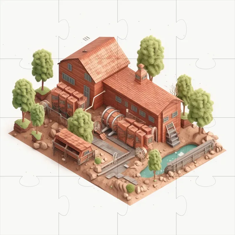 Isometric Game Buildings