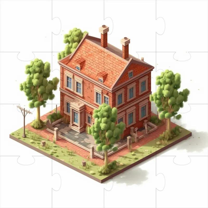 Isometric Game Buildings