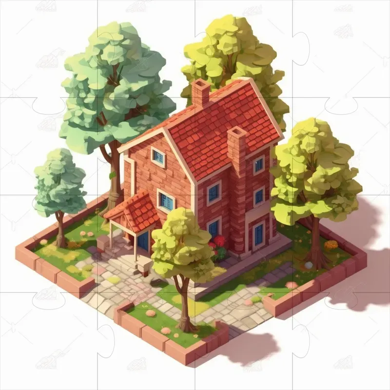 Isometric Game Buildings
