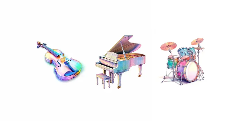 Colorful Instruments generated by undefined