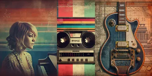 Retro Album Covers generated by midjourney
