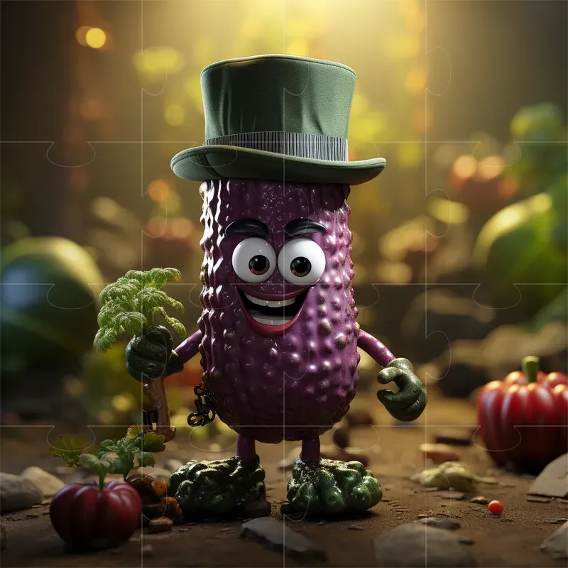 Surrealism Fruit Based Characters