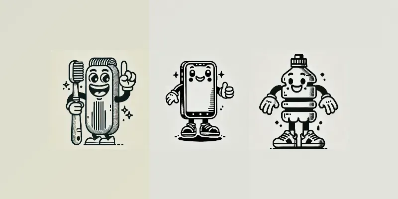 Vintage Creative Mascot Illustrations generated by undefined