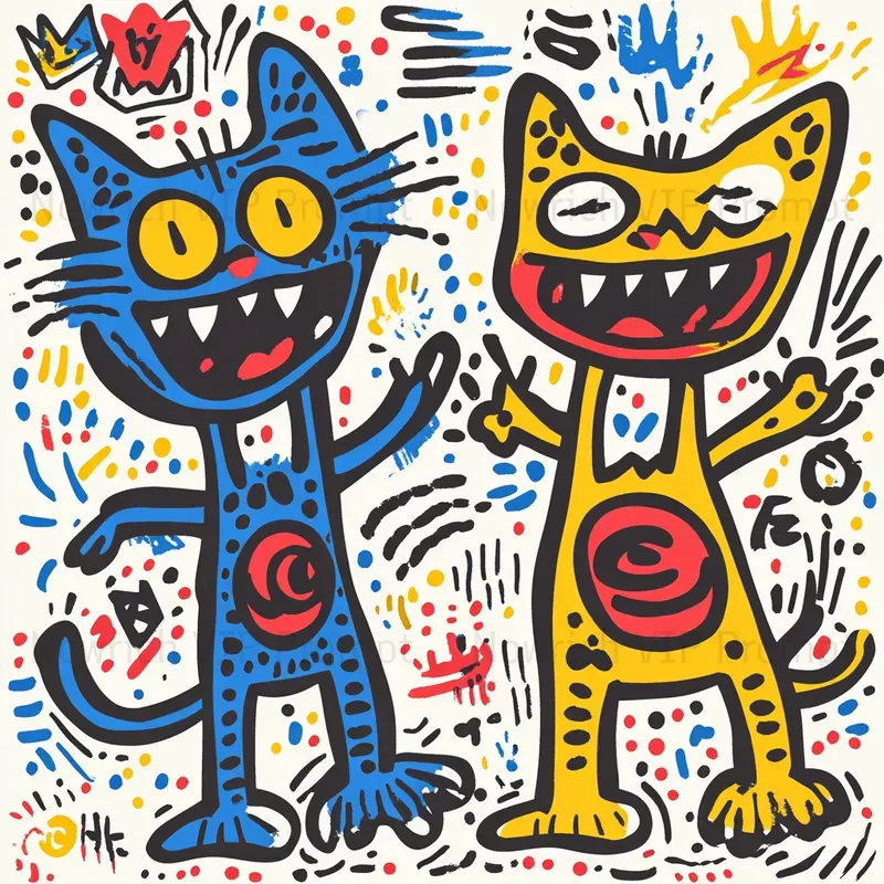 Animals Abstract Doodle Tshirt Designs
