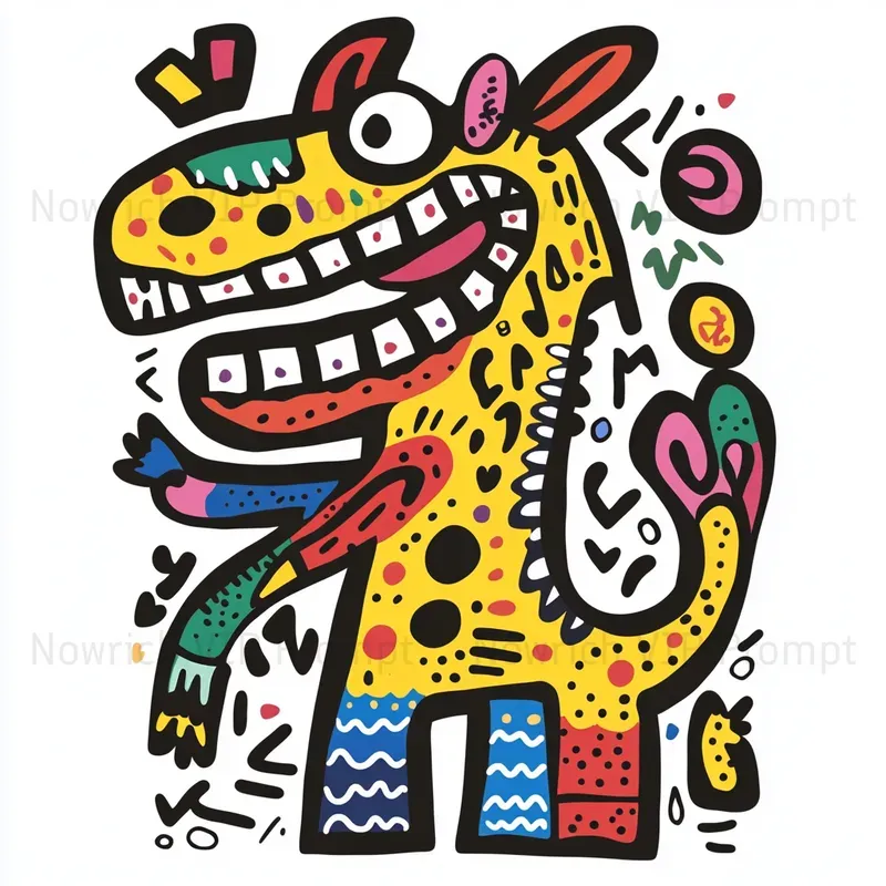 Animals Abstract Doodle Tshirt Designs
