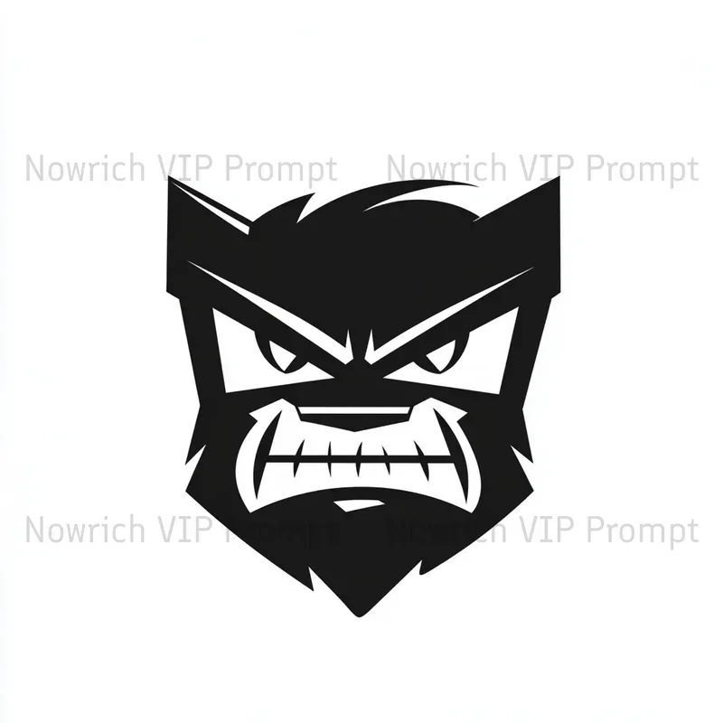Logo Mascot Powerful Expressions