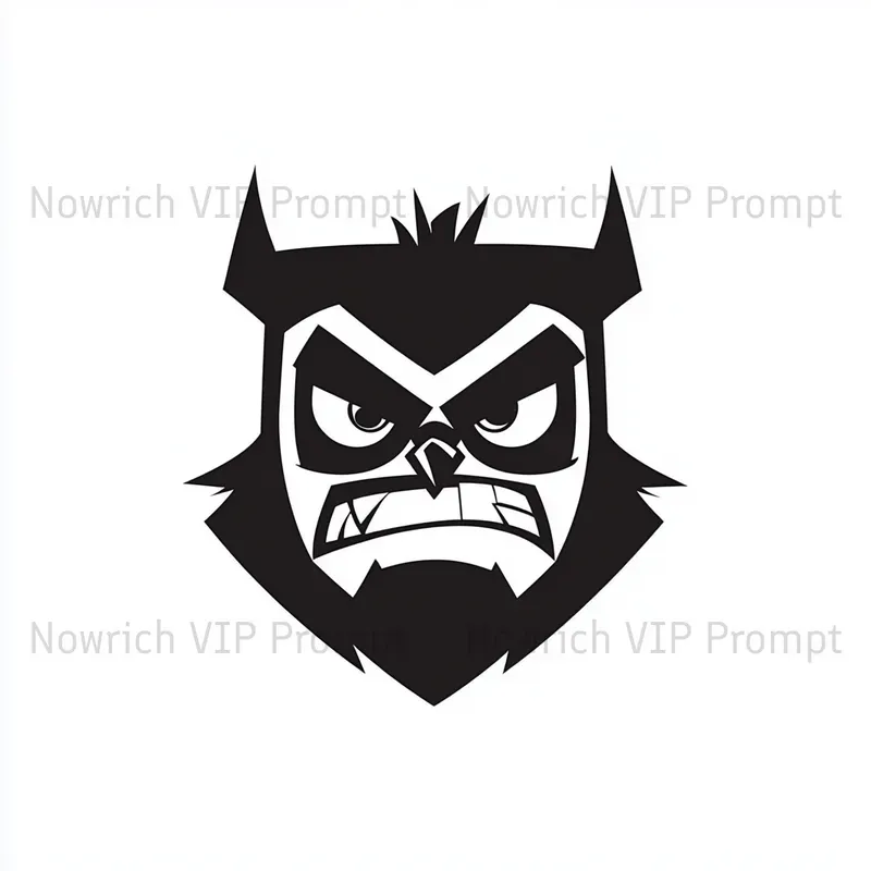 Logo Mascot Powerful Expressions