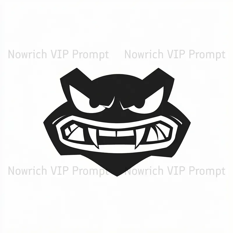 Logo Mascot Powerful Expressions