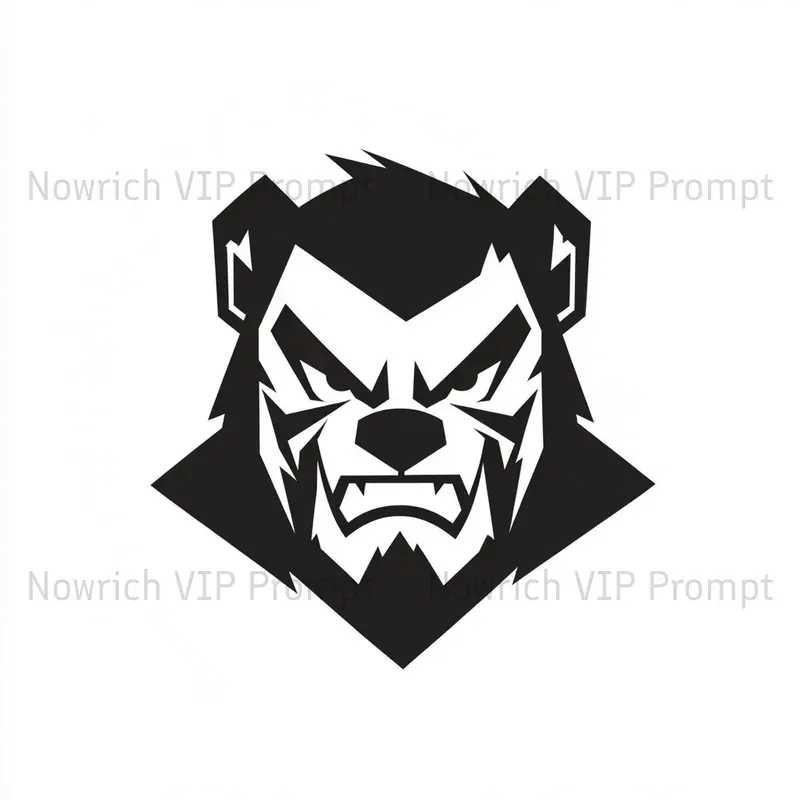 Logo Mascot Powerful Expressions