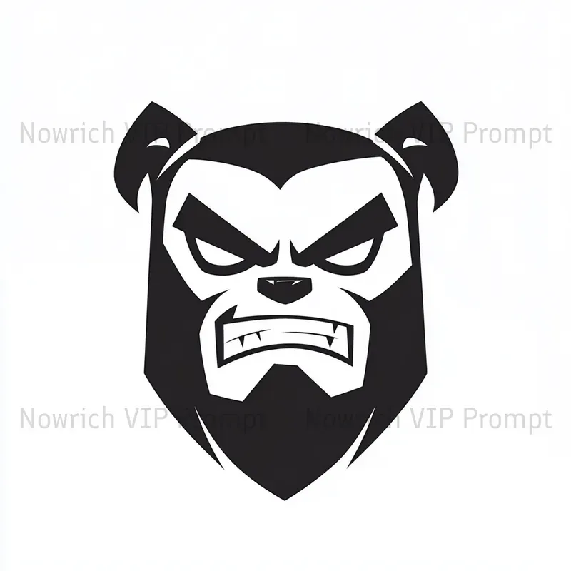 Logo Mascot Powerful Expressions
