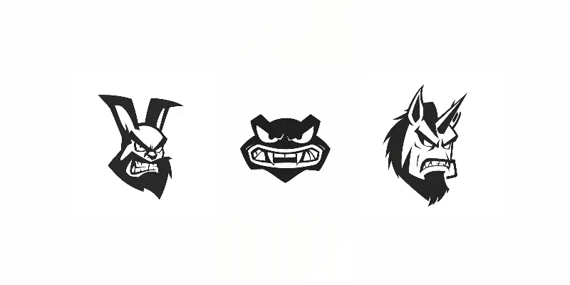 Logo Mascot Powerful Expressions generated by undefined