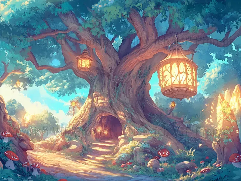 Fantasy Anime Landscape Backgrounds