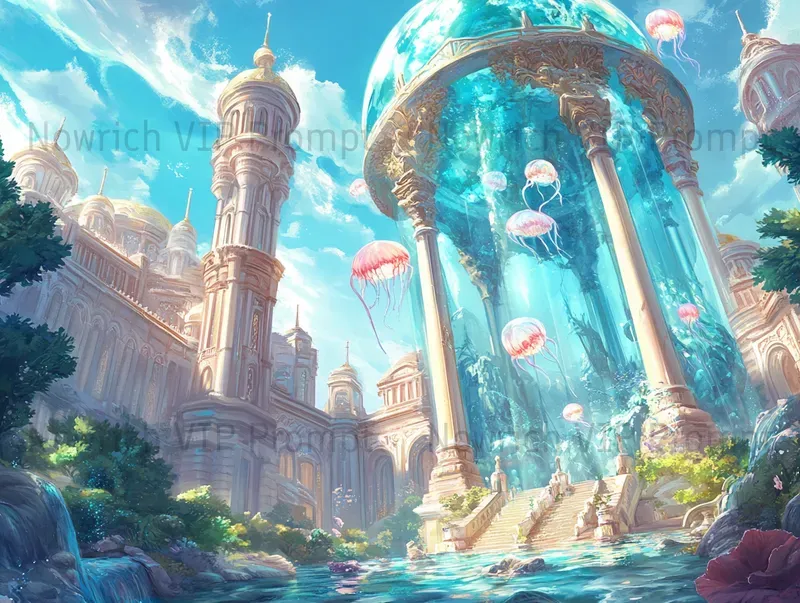 Fantasy Anime Landscape Backgrounds