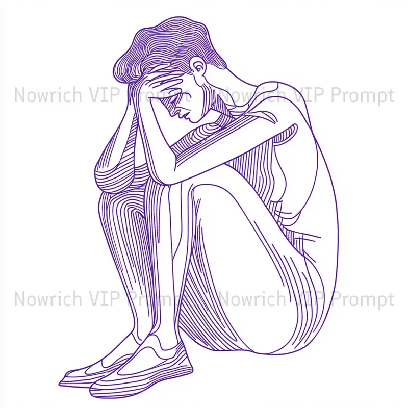 Pop Style Poster Artwork Line Art