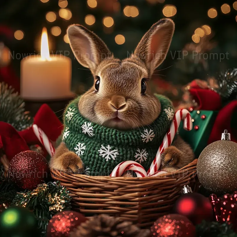 Cozy Christmas Animals