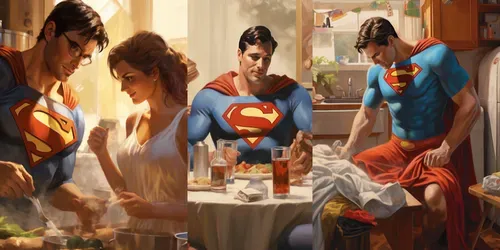 Superman The Everyday Superheroe generated by midjourney