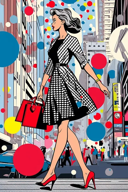 Bold Vibrant Pop Art Scenes