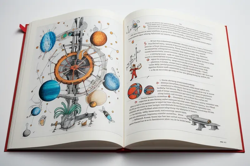 Mockup Illustration Book Pages