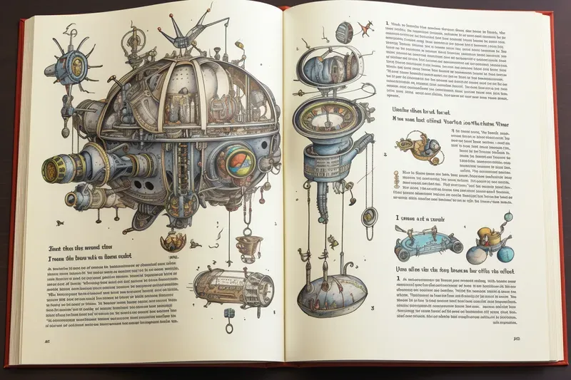 Mockup Illustration Book Pages