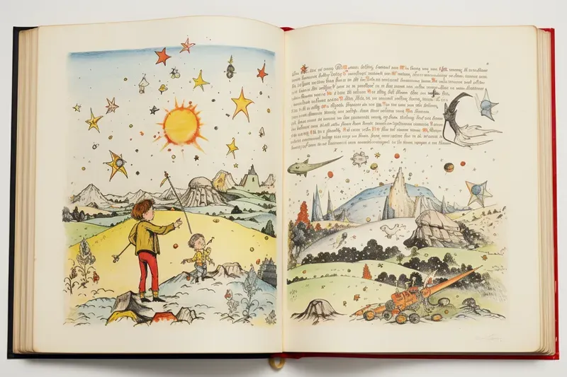 Mockup Illustration Book Pages