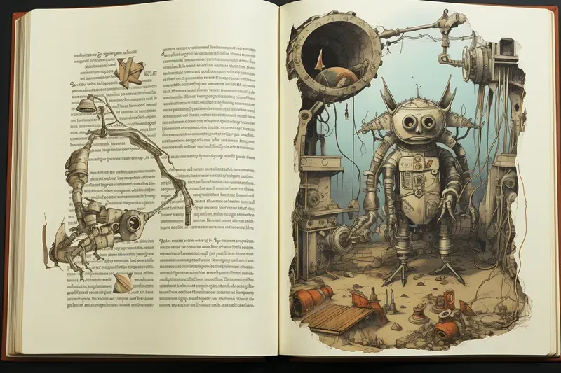 Mockup Illustration Book Pages