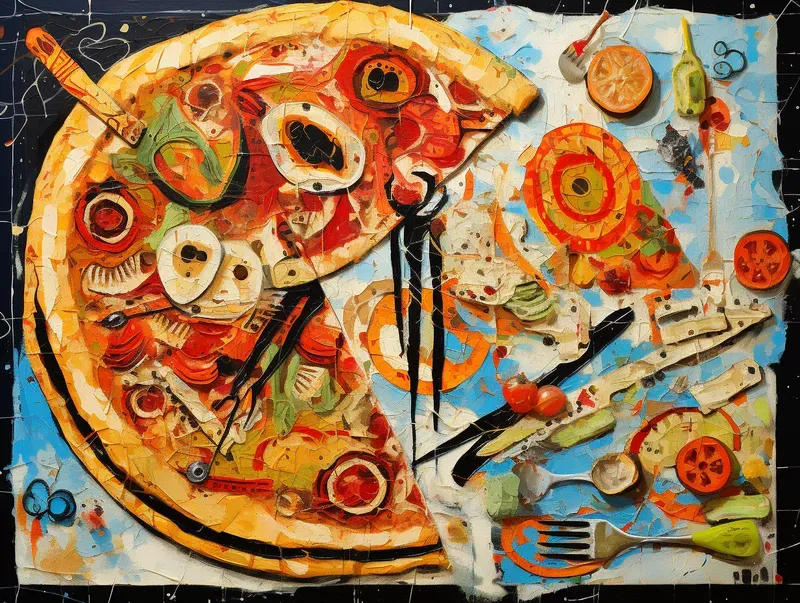 Food Abstract Paintings