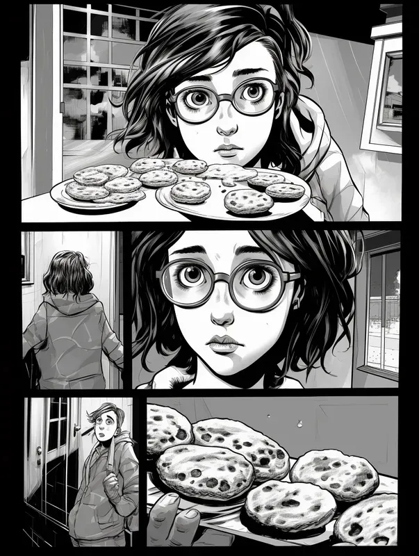 Comic Book Pages Black And White