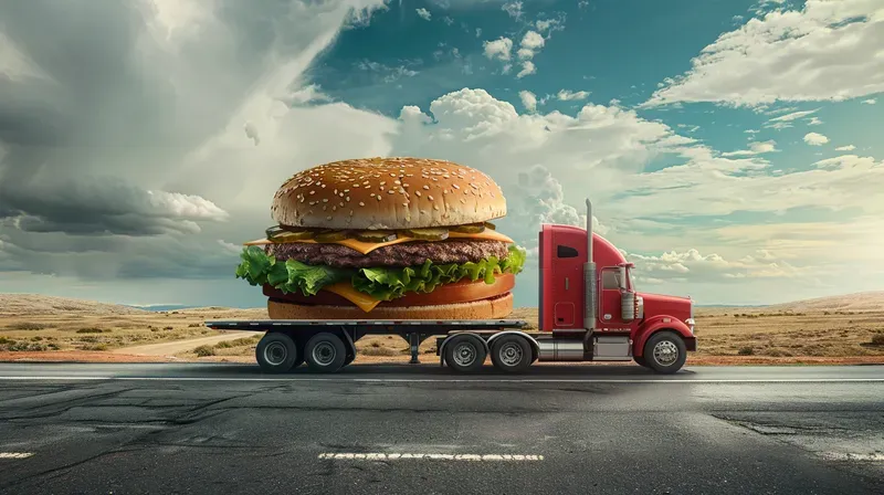 Custom Truck Ad Shot - Epic Vibrant